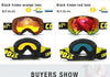 COPOZZ Ski Snowboard Goggles