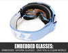 COPOZZ Ski Snowboard Magnetic Lens Goggles Interchangeable GOG-2181