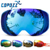 COPOZZ Ski Snowboard Magnetic Lens Goggles Interchangeable GOG-2181
