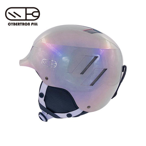 CYBERTRON PILL Glitter Ski Helmet - Flicker Pink