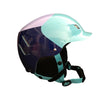 CYBERTRON PILL Turquoise Ski Helmet With Peak