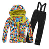 DETECTOR Windproof Hooded Boys Snowboard Suit - Kid's