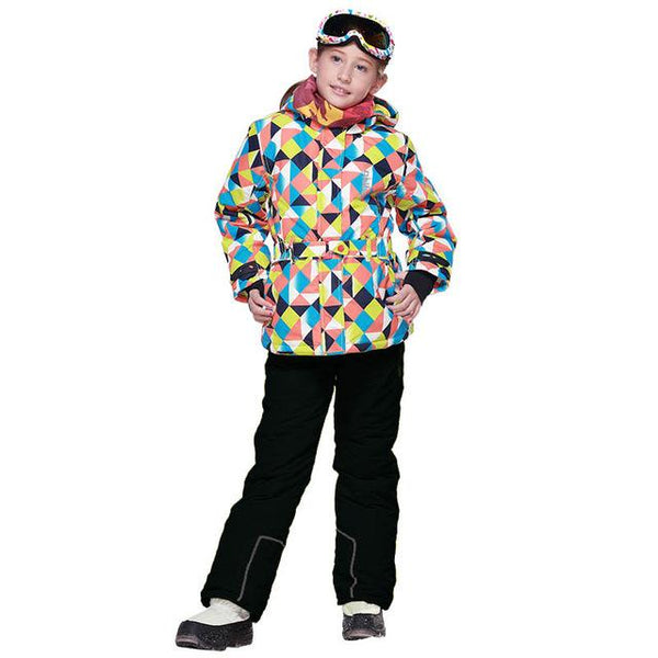 DETECTOR Traje de snowboard con capucha a prueba de viento para niños - Niños