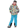 DETECTOR Windproof Hooded Boys Snowboard Suit - Kid's