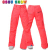 GSOU SNOW Breathable Winter Ski Trousers - Womens