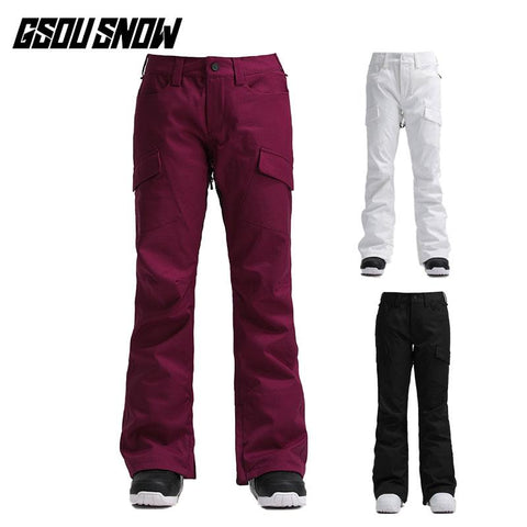 GSOU SNOW彩色滑雪裤-女士
