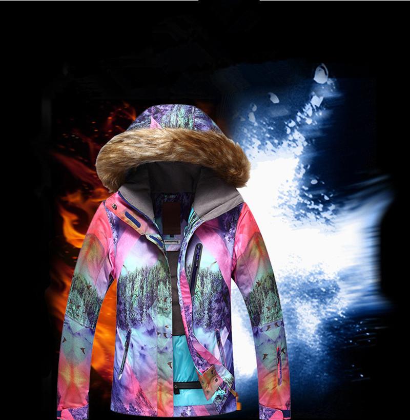 BUY GSOU SNOW Waterproof Ski Snowboard Jacket Women s ON SALE