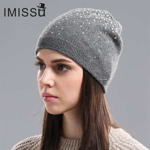IMISSU قبعة شتوية دافئة - نسائية