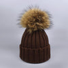 MAOCWEE Kids Pom Pom Hat