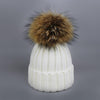 MAOCWEE Kids Pom Pom Hat