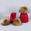 MAOCWEE Kids Pom Pom Hat