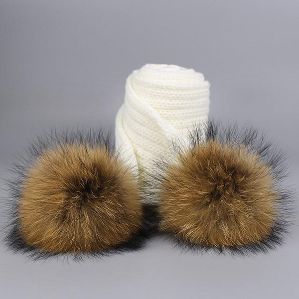 MAOCWEE Kids Pom Pom Hat