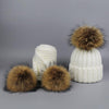 MAOCWEE Kids Pom Pom Hat