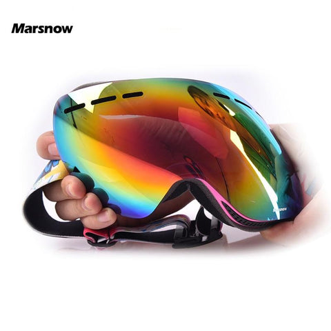 MARSNOW Childrens Goggles พร้อมปกป้อง UV400 - สำหรับเด็ก