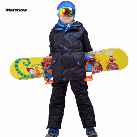 MARSNOW滑雪单板滑雪夹克和裤子套装-儿童