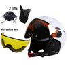 MOON Goggles Ski Helmet With Visor