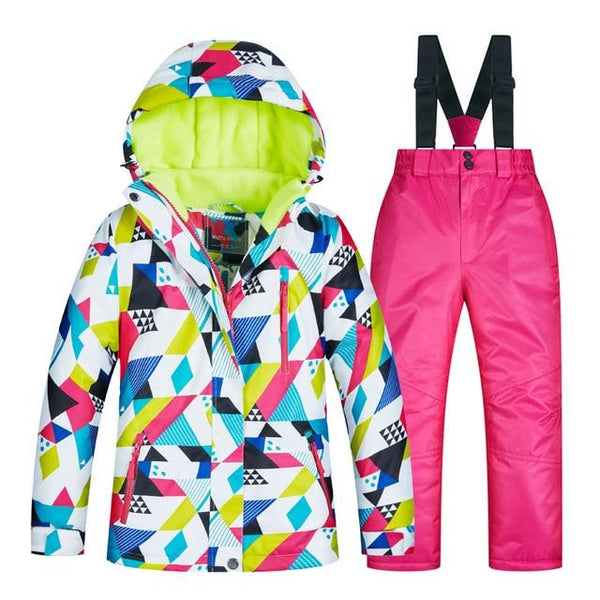 Combinaison de neige imperméable pour filles MUTUSNOW Winter - Enfant