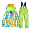 MUTUSNOW Waterproof Winter Girls Snow Suit - Kid's