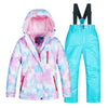 MUTUSNOW Waterproof Winter Girls Snow Suit - Kid's