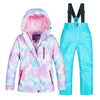 Combinaison de neige imperméable pour filles MUTUSNOW Winter - Enfant