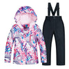 Combinaison de neige imperméable pour filles MUTUSNOW Winter - Enfant