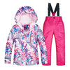 Combinaison de neige imperméable pour filles MUTUSNOW Winter - Enfant