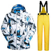 MUTUSNOW Veste et pantalon en microfibre pour homme d'hiver pour ski / snowboard