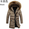 PARKA Winter Puff Jacket With Fur Hood - Mens Long Coat