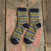 PEONFLY Vintage Merino Wollsocken