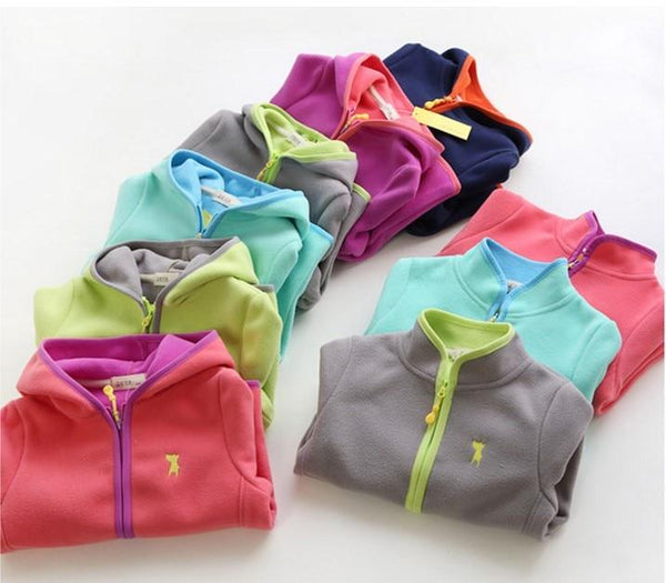 POLAR Childrens Fleece Jacket With Hood / Without Hood