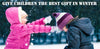 POWERPAI Ski Snowboard Cartoon Handschuhe - Kinder