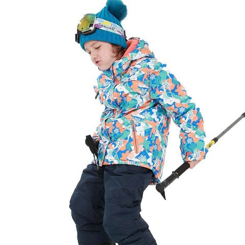 Теплый лыжный костюм для сноуборда GSOU SNOW - детский