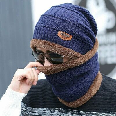 DEXING Knitted Ski Hat and Scarf