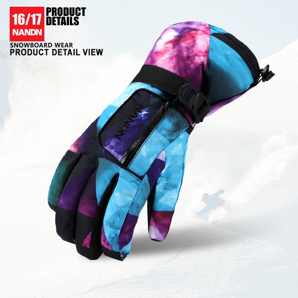 QUESHARK Ski Snowboardhandschuhe - Kinder