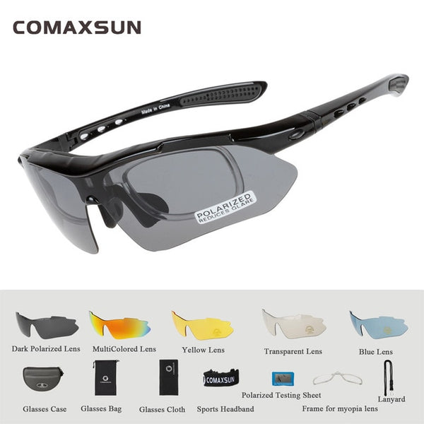COMAXSUN Prescription Sport Sonnenbrille