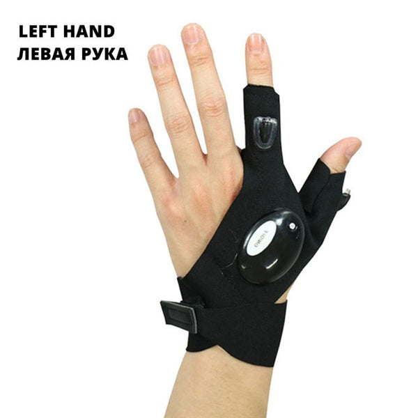SHINETRIP Fingerlose Taschenlampen-LED-Handschuhe