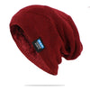 Warme Strickmütze