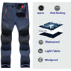MAZEROUT Pantalon imperméable en polaire pour hommes surdimensionné pour l'hiver