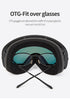 COPOZZ Ski Goggles with Cloudy Night Lens