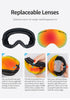 COPOZZ Ski Goggles with Cloudy Night Lens
