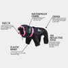 JANPET Doggie Waterproof Winter Raincoat