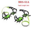 BRS 14-Point Ultralight Crampons For Mountaineering