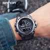 SANDA LED Digital Sports Dual Display Uhr