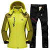 Veste et pantalon de snowboard de ski d'hiver chaud - Femme