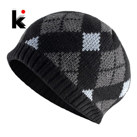 Cappello invernale lavorato a maglia KISSBAOBEI