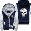 LUOGEN Punisher Skull Hoodie Mens