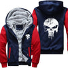 LUOGEN Punisher Skull Hoodie Mens