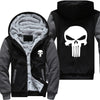 LUOGEN Punisher Skull Hoodie Mens