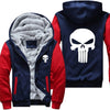 LUOGEN Punisher Skull Hoodie Mens