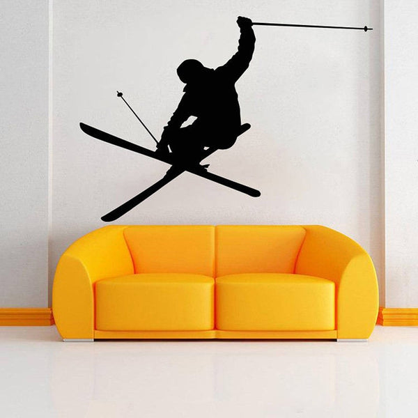 YOJA Cross Country Skiing Wall Decal